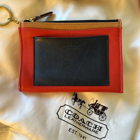 Coach clutch with matching wallet - Picture 2 of 6